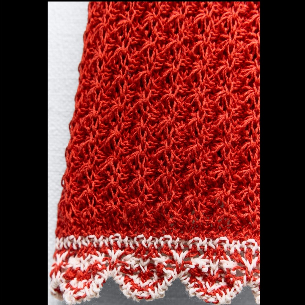 POINTELLE KNIT MINI DRESS - Picture 4 of 6